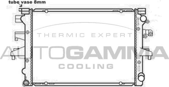 Autogamma 103545 - Radiators, Motora dzesēšanas sistēma autodraugiem.lv