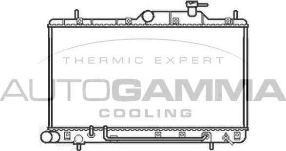 Autogamma 103558 - Radiators, Motora dzesēšanas sistēma autodraugiem.lv