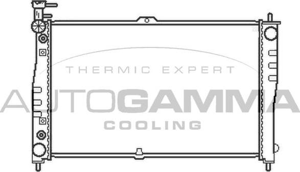 Autogamma 103610 - Radiators, Motora dzesēšanas sistēma autodraugiem.lv