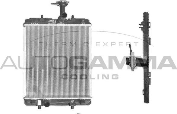 Autogamma 103683 - Radiators, Motora dzesēšanas sistēma autodraugiem.lv