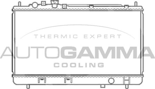 Autogamma 103056 - Radiators, Motora dzesēšanas sistēma autodraugiem.lv