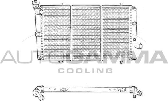 Autogamma 103065 - Radiators, Motora dzesēšanas sistēma autodraugiem.lv