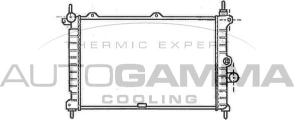 Autogamma 103000 - Radiators, Motora dzesēšanas sistēma autodraugiem.lv