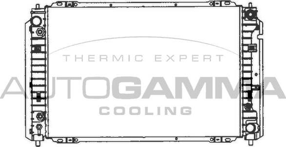 Autogamma 103075 - Radiators, Motora dzesēšanas sistēma autodraugiem.lv