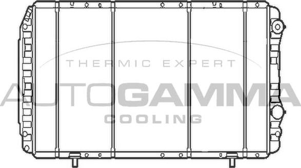 Autogamma 103110 - Radiators, Motora dzesēšanas sistēma autodraugiem.lv
