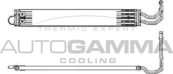 Autogamma 103893 - Eļļas radiators, Motoreļļa autodraugiem.lv