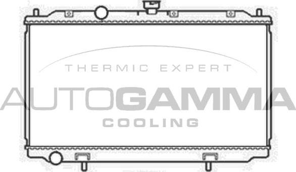 Autogamma 103840 - Radiators, Motora dzesēšanas sistēma autodraugiem.lv