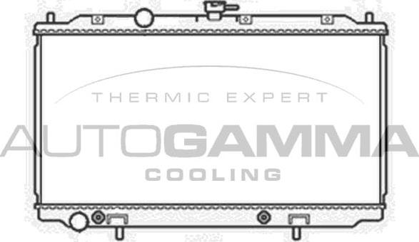 Autogamma 103841 - Radiators, Motora dzesēšanas sistēma autodraugiem.lv