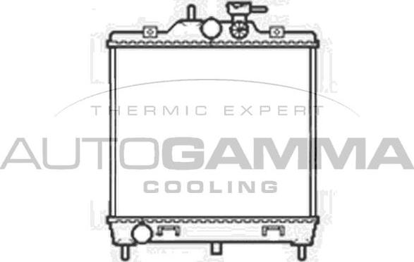 Autogamma 103820 - Radiators, Motora dzesēšanas sistēma autodraugiem.lv