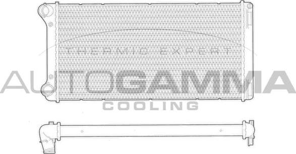 Autogamma 103358 - Radiators, Motora dzesēšanas sistēma autodraugiem.lv