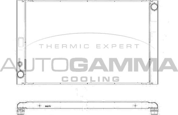 Autogamma 103374 - Radiators, Motora dzesēšanas sistēma autodraugiem.lv