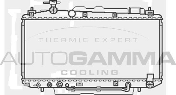 Autogamma 103371 - Radiators, Motora dzesēšanas sistēma autodraugiem.lv