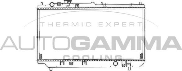 Autogamma 103264 - Radiators, Motora dzesēšanas sistēma autodraugiem.lv