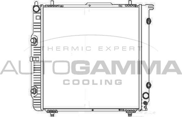 Autogamma 103266 - Radiators, Motora dzesēšanas sistēma autodraugiem.lv