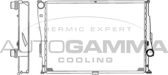 Autogamma 103744 - Radiators, Motora dzesēšanas sistēma autodraugiem.lv