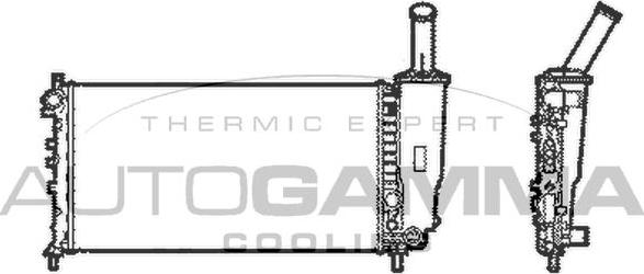 Autogamma 103766 - Radiators, Motora dzesēšanas sistēma autodraugiem.lv