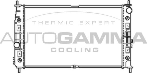 Autogamma 103762 - Radiators, Motora dzesēšanas sistēma autodraugiem.lv