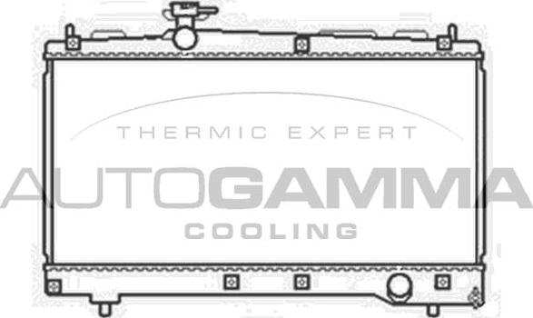 Autogamma 103712 - Radiators, Motora dzesēšanas sistēma autodraugiem.lv