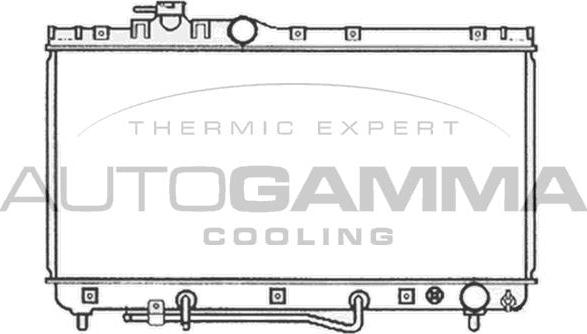 Autogamma 103785 - Radiators, Motora dzesēšanas sistēma autodraugiem.lv