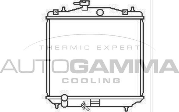 Autogamma 103780 - Radiators, Motora dzesēšanas sistēma autodraugiem.lv