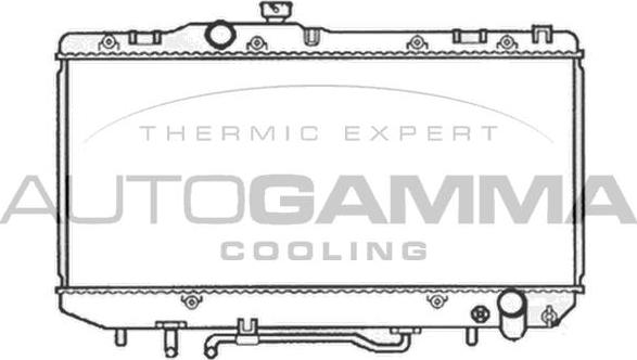 Autogamma 103783 - Radiators, Motora dzesēšanas sistēma autodraugiem.lv