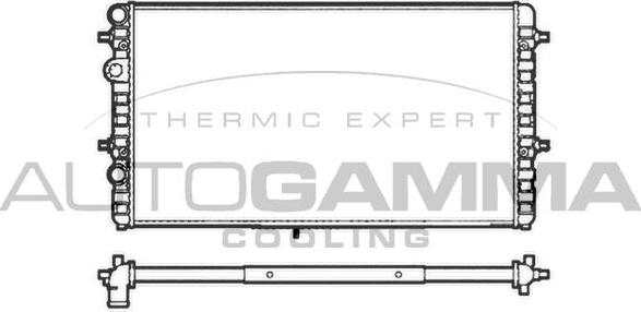 Autogamma 102953 - Radiators, Motora dzesēšanas sistēma autodraugiem.lv