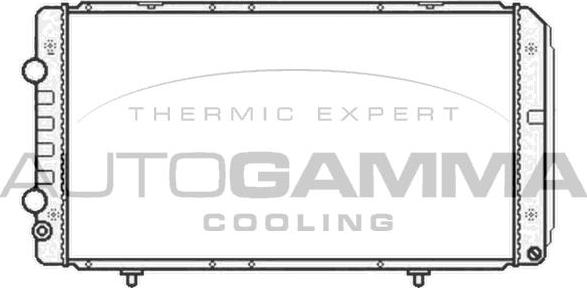 Autogamma 102901 - Radiators, Motora dzesēšanas sistēma autodraugiem.lv