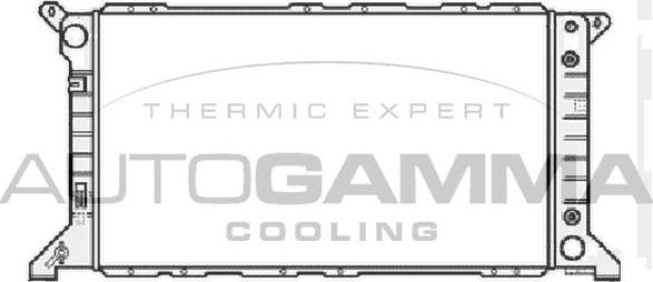 Autogamma 102091 - Radiators, Motora dzesēšanas sistēma autodraugiem.lv