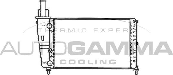 Autogamma 102066 - Radiators, Motora dzesēšanas sistēma autodraugiem.lv