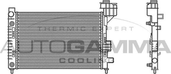 Autogamma 102000 - Radiators, Motora dzesēšanas sistēma autodraugiem.lv