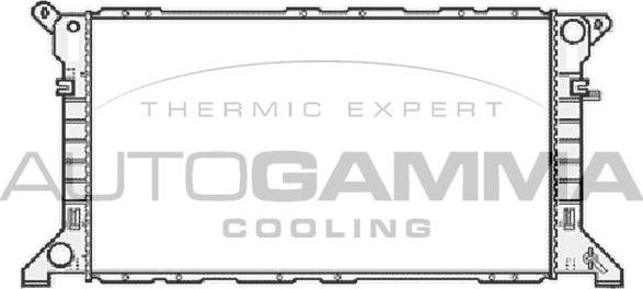 Autogamma 102086 - Radiators, Motora dzesēšanas sistēma autodraugiem.lv