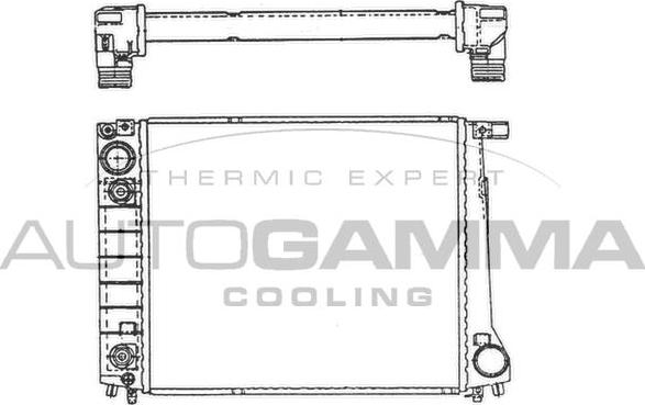 Autogamma 102033 - Radiators, Motora dzesēšanas sistēma autodraugiem.lv