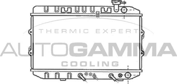 Autogamma 102110 - Radiators, Motora dzesēšanas sistēma autodraugiem.lv