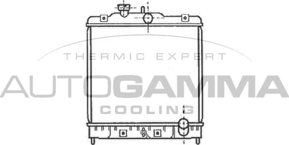 Autogamma 102111 - Radiators, Motora dzesēšanas sistēma autodraugiem.lv