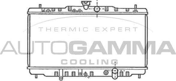 Autogamma 102118 - Radiators, Motora dzesēšanas sistēma autodraugiem.lv