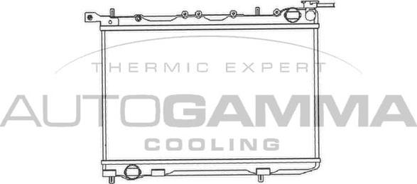 Autogamma 102182 - Radiators, Motora dzesēšanas sistēma autodraugiem.lv