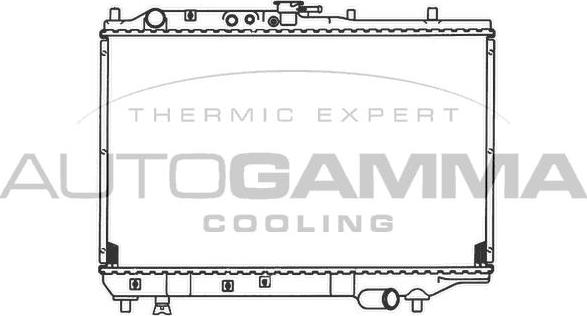 Autogamma 102135 - Radiators, Motora dzesēšanas sistēma autodraugiem.lv