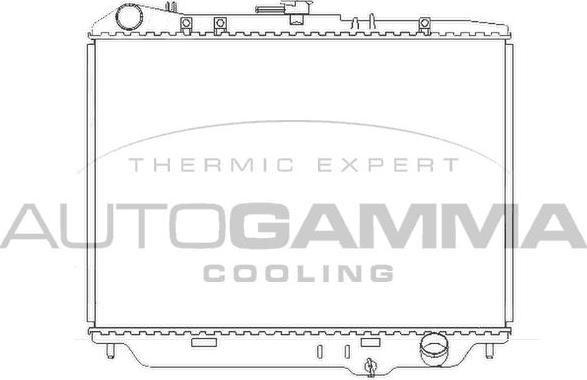 Autogamma 102127 - Radiators, Motora dzesēšanas sistēma autodraugiem.lv