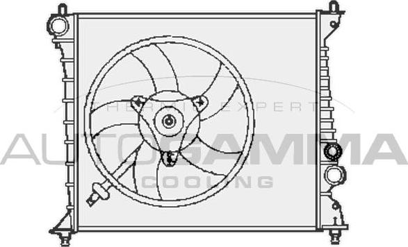 Autogamma 102894 - Radiators, Motora dzesēšanas sistēma autodraugiem.lv