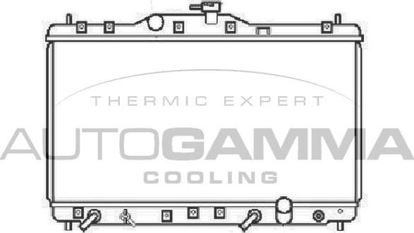 Autogamma 102856 - Radiators, Motora dzesēšanas sistēma autodraugiem.lv