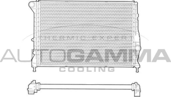 Autogamma 102884 - Radiators, Motora dzesēšanas sistēma autodraugiem.lv