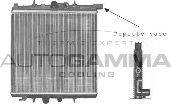 Autogamma 102883 - Radiators, Motora dzesēšanas sistēma autodraugiem.lv