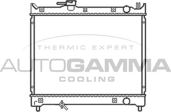 Autogamma 102344 - Radiators, Motora dzesēšanas sistēma autodraugiem.lv