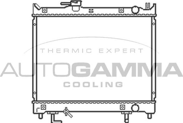 Autogamma 102345 - Radiators, Motora dzesēšanas sistēma autodraugiem.lv