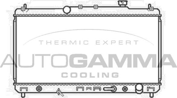 Autogamma 102355 - Radiators, Motora dzesēšanas sistēma autodraugiem.lv