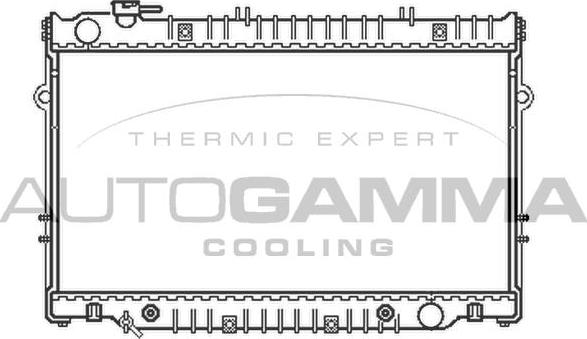 Autogamma 102365 - Radiators, Motora dzesēšanas sistēma autodraugiem.lv