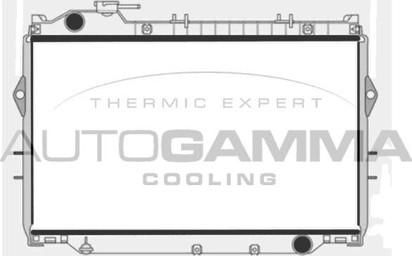 Autogamma 102366 - Radiators, Motora dzesēšanas sistēma autodraugiem.lv