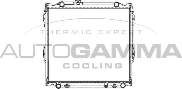 Autogamma 102368 - Radiators, Motora dzesēšanas sistēma autodraugiem.lv