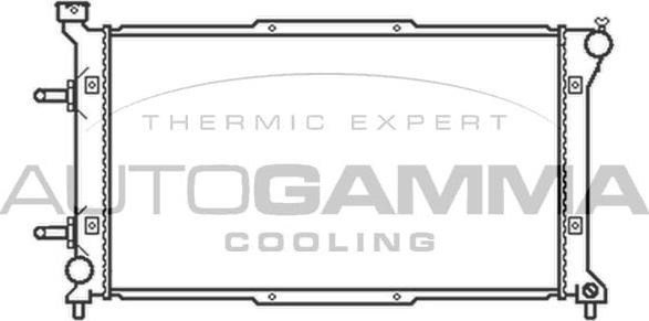 Autogamma 102316 - Radiators, Motora dzesēšanas sistēma autodraugiem.lv