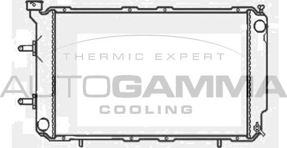 Autogamma 102312 - Radiators, Motora dzesēšanas sistēma autodraugiem.lv